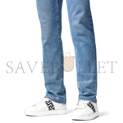 VERSACE EMBROIDERED GRECA SNEAKERS 